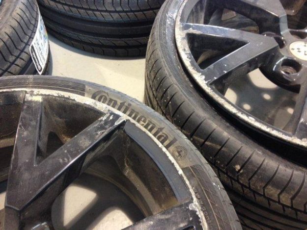 Damaged Vauxhall Alloy, Leicester