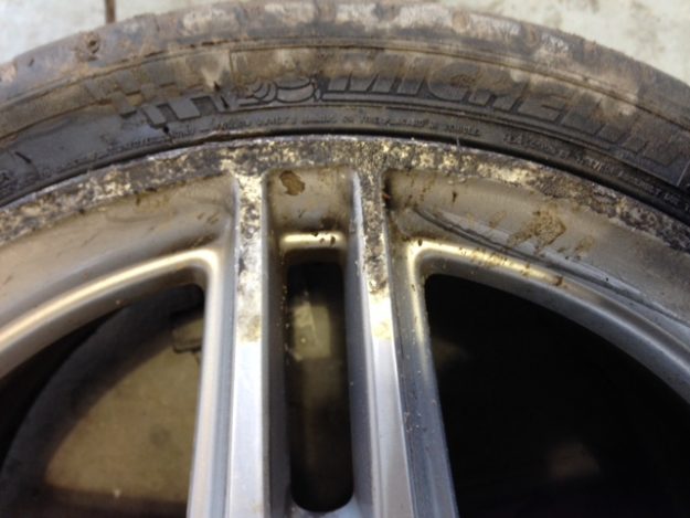 Rusty Mercedes Alloy Wheel