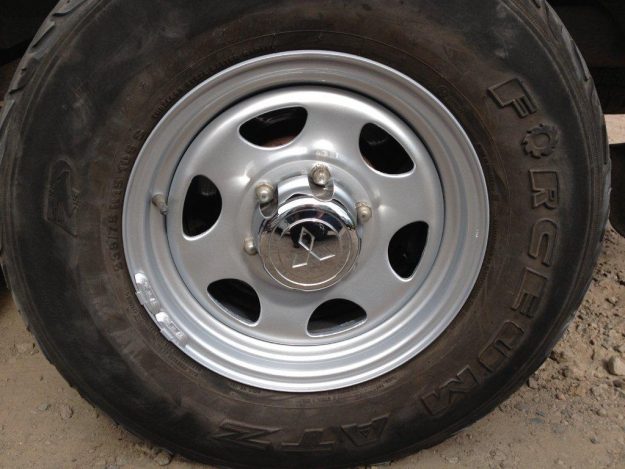 Mitsubishi repaired steel wheel