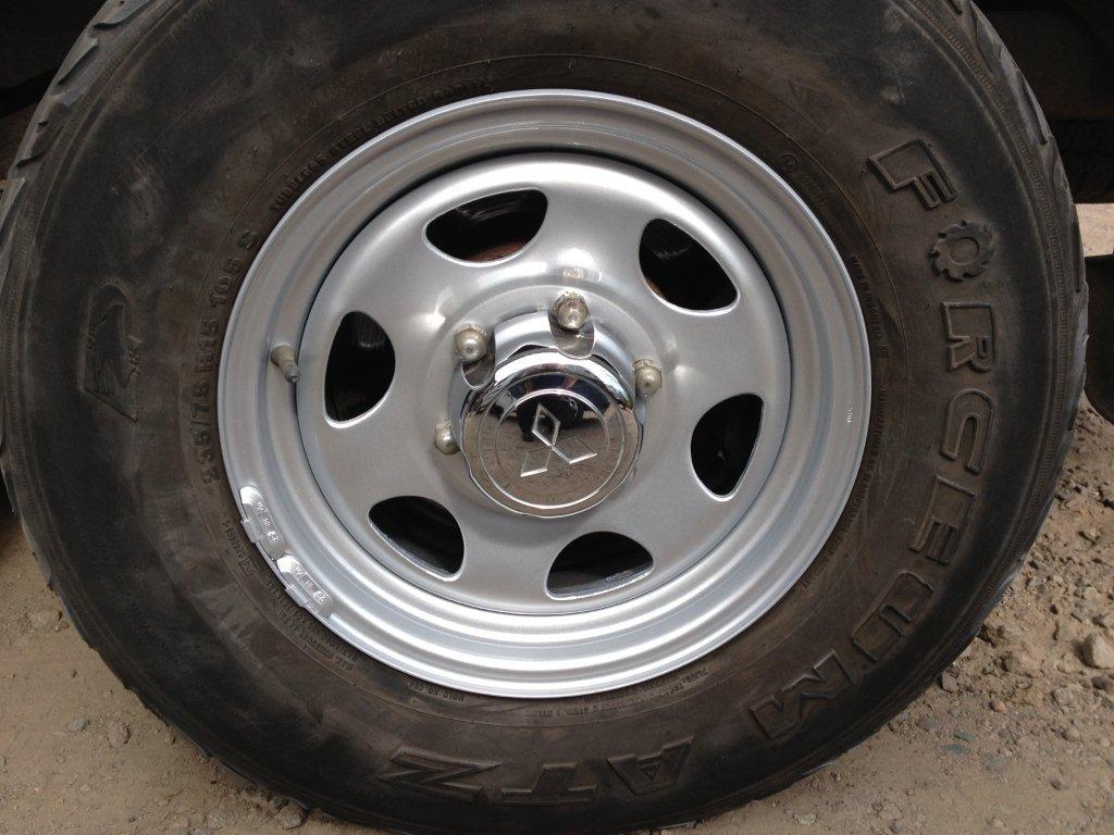 Mitsubishi repaired steel wheel