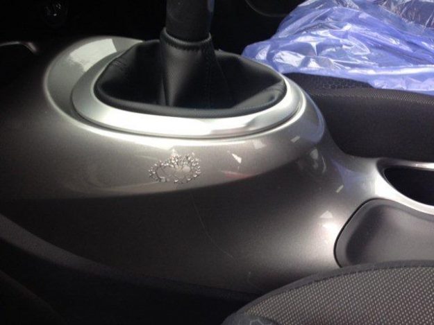 Damaged Nissan plastic