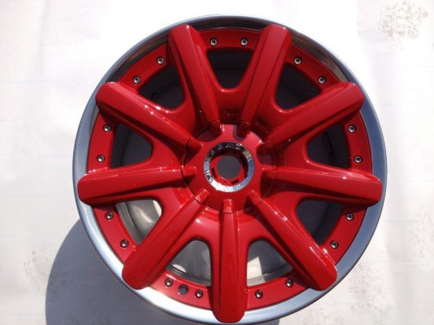 Red Customised Bentley Alloy