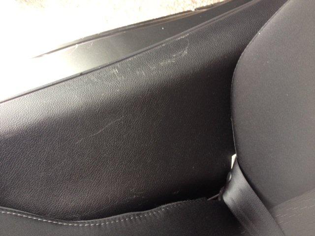 Scratched Mazda trim